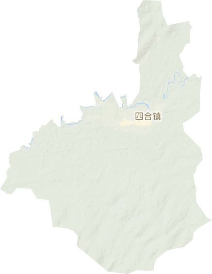 四合鎮地形圖