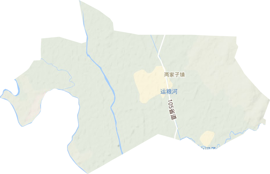 兩家子農場地形圖