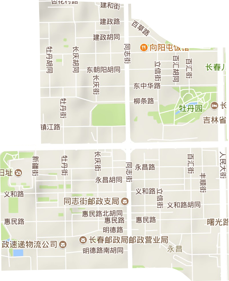 永昌街道地形圖