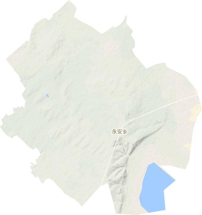 永安鄉(xiāng)地形圖