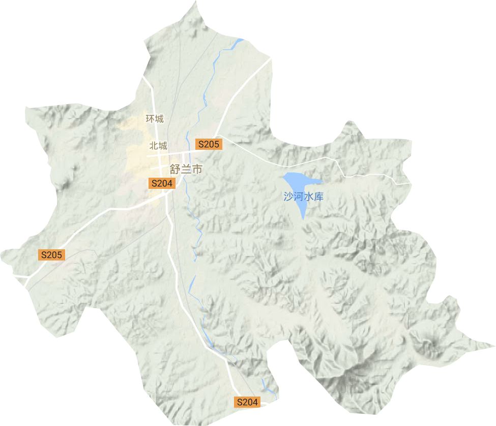 環城街道地形圖