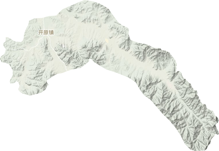 開原鎮地形圖