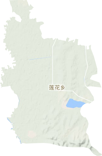 蓮花鄉(xiāng)地形圖