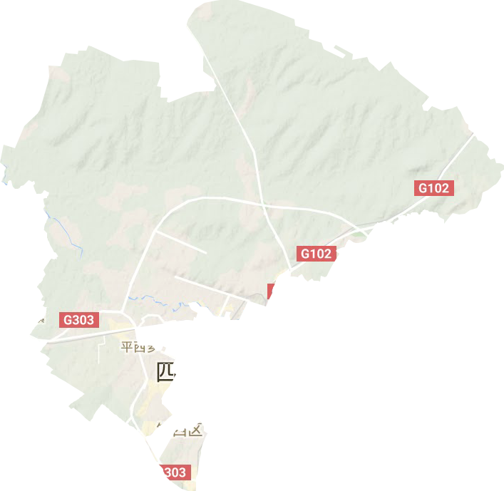 平西鄉(xiāng)地形圖