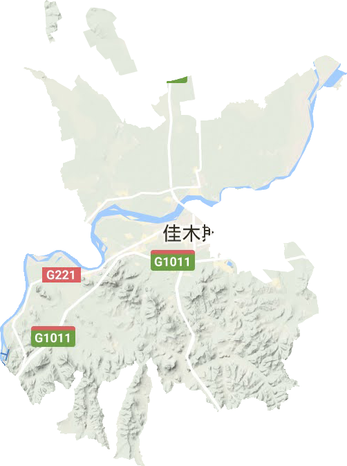 郊區(qū)地形圖