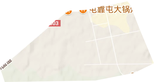 雙遼經(jīng)濟開發(fā)區(qū)地形圖