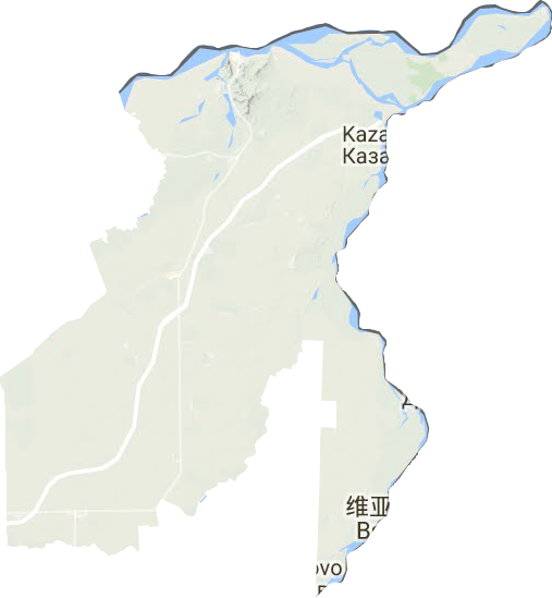 撫遠市地形圖