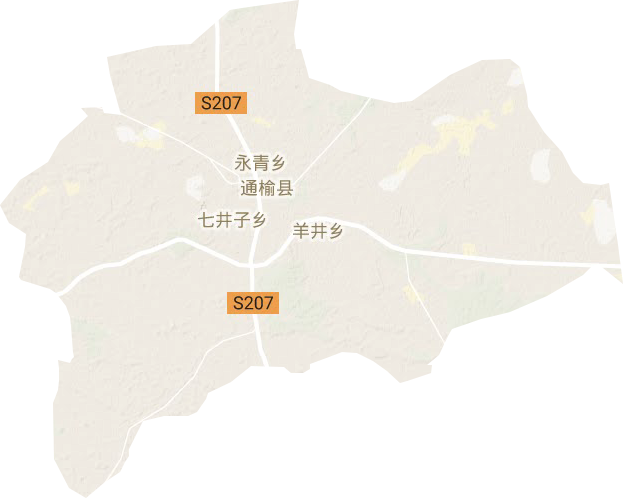 開通鎮地形圖