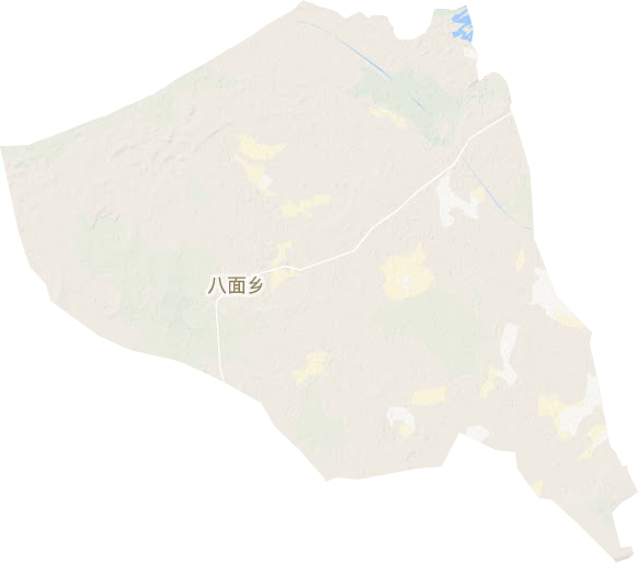 八面鄉地形圖