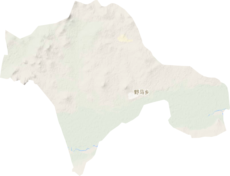 野馬鄉地形圖