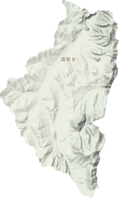德新鄉地形圖