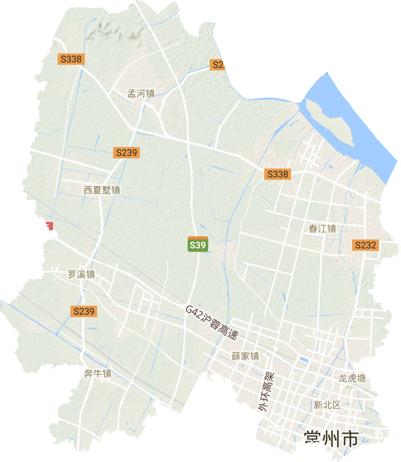 新北區地形圖