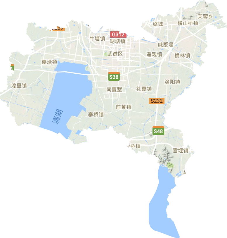 武進區地形圖