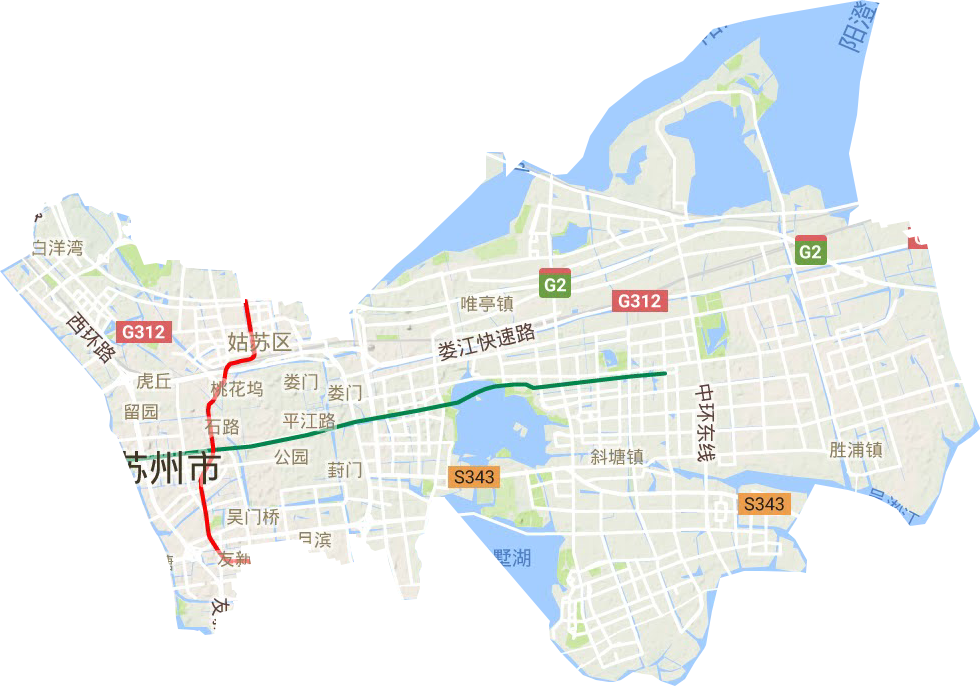 姑蘇區地形圖
