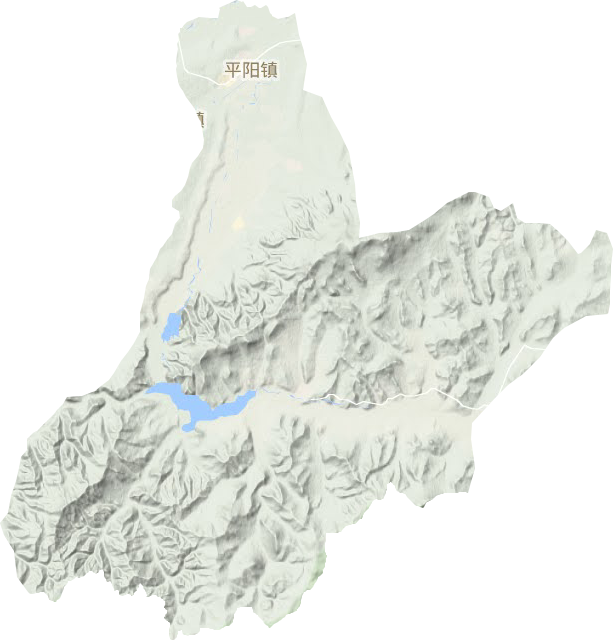 平陽鎮地形圖