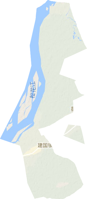 建國鎮地形圖