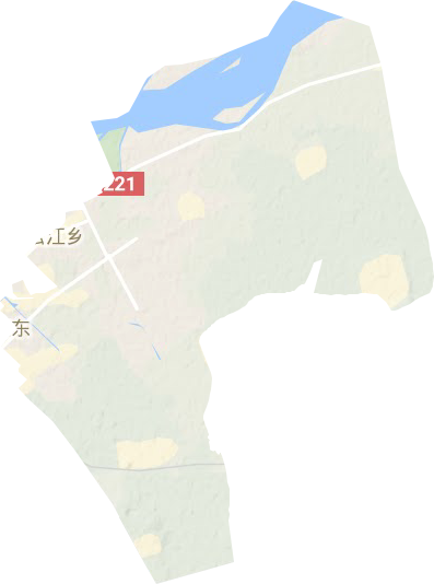 松江鄉地形圖