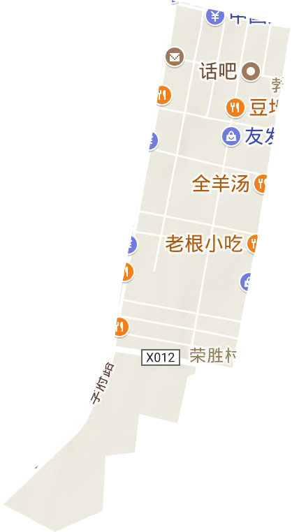 新華街道地形圖