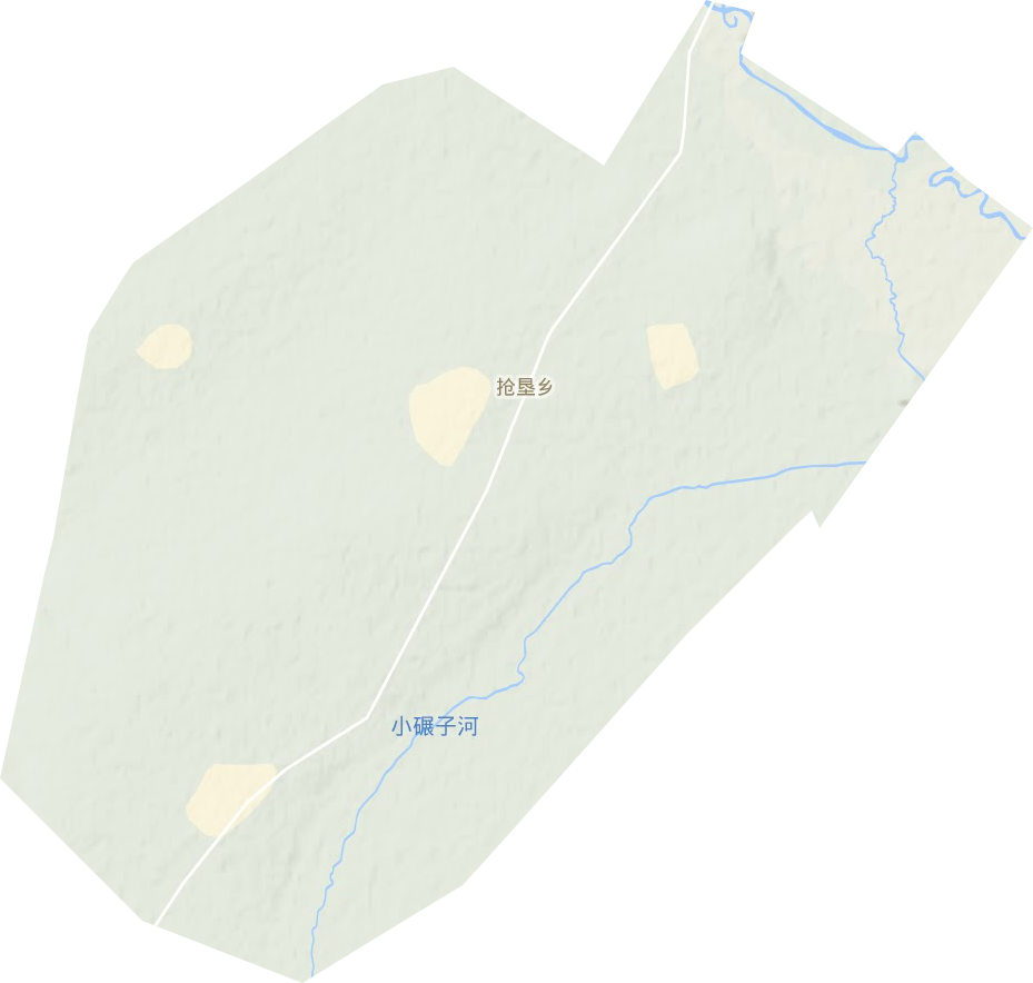搶墾鄉地形圖