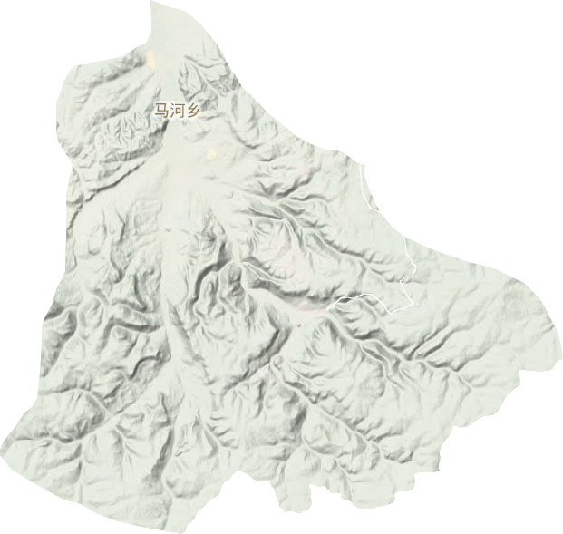 馬河鄉(xiāng)地形圖