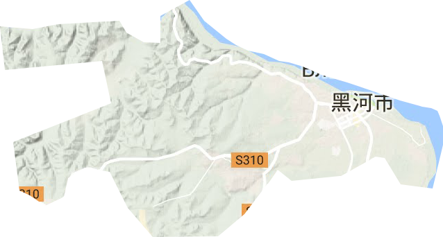 幸福鄉地形圖