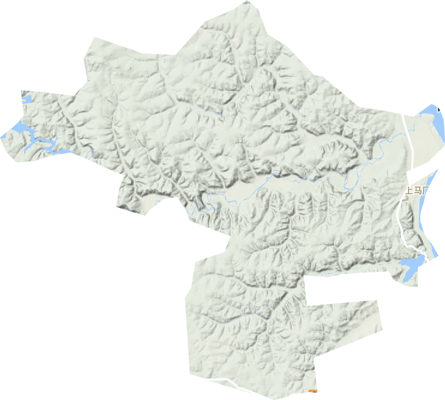 上馬廠鄉地形圖