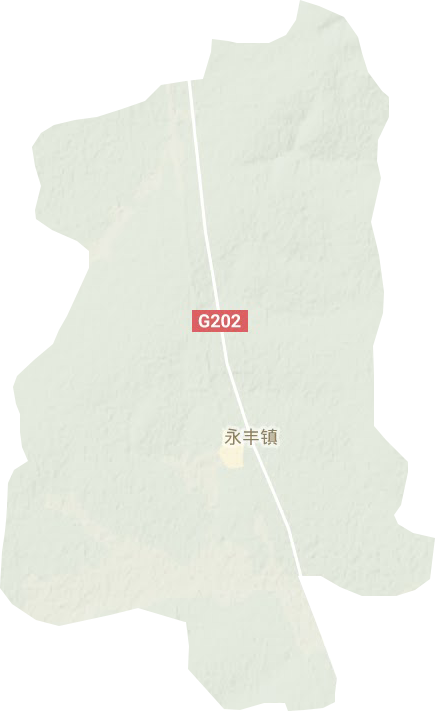 永豐鎮(zhèn)地形圖