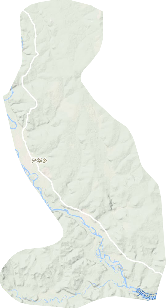 興華鄉(xiāng)地形圖