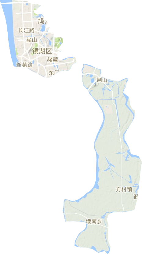 鏡湖區地形圖
