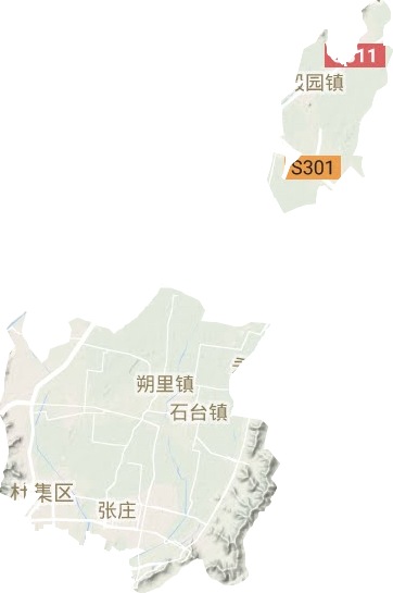 杜集區(qū)地形圖