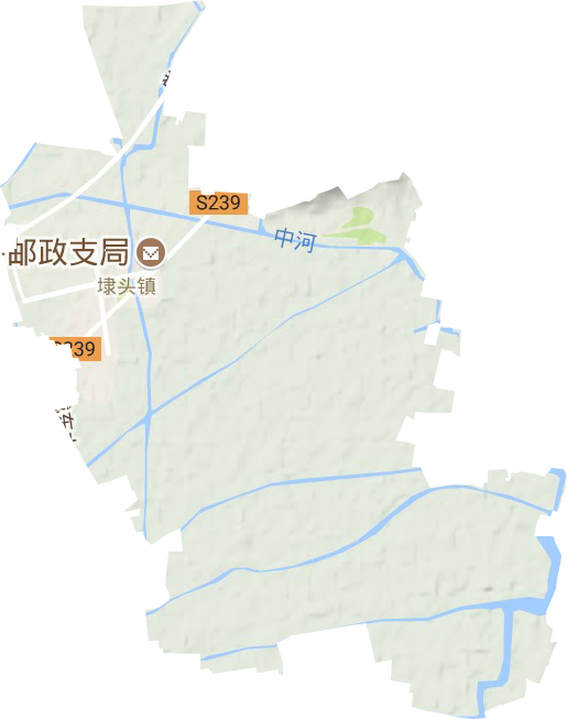 埭頭鎮地形圖