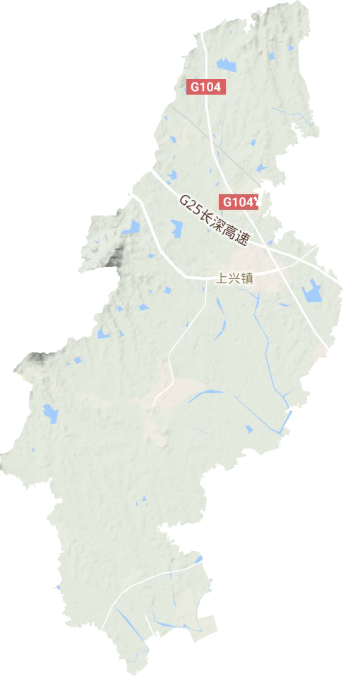 上興鎮地形圖