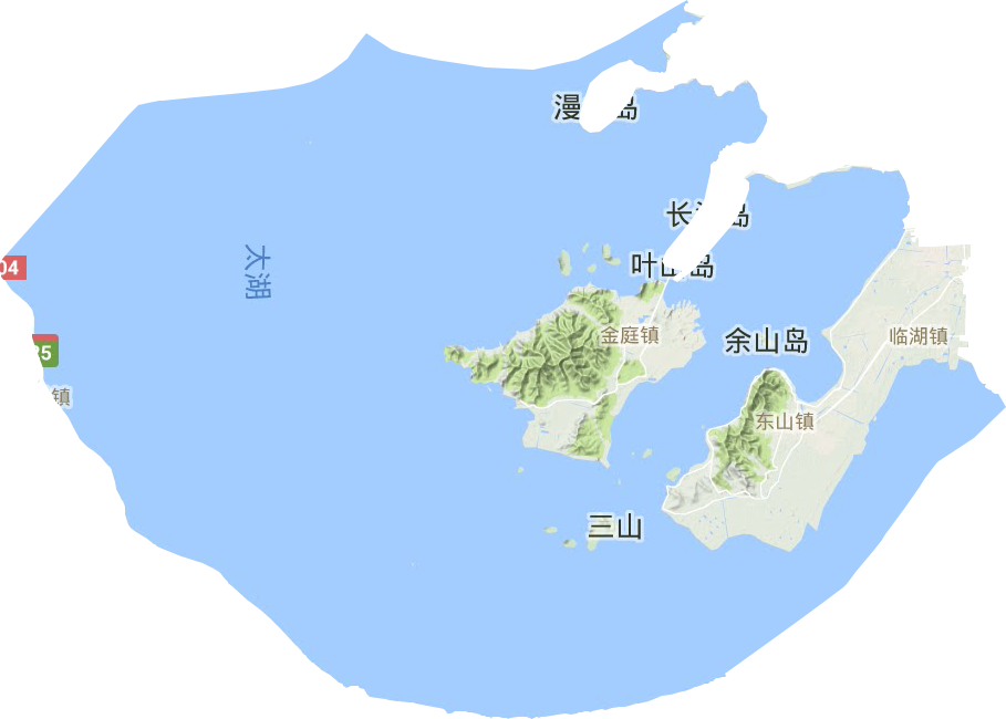 臨湖鎮地形圖