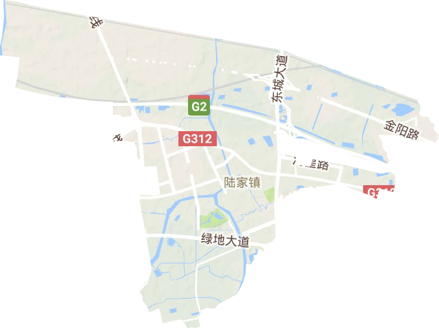 陸家鎮(zhèn)地形圖