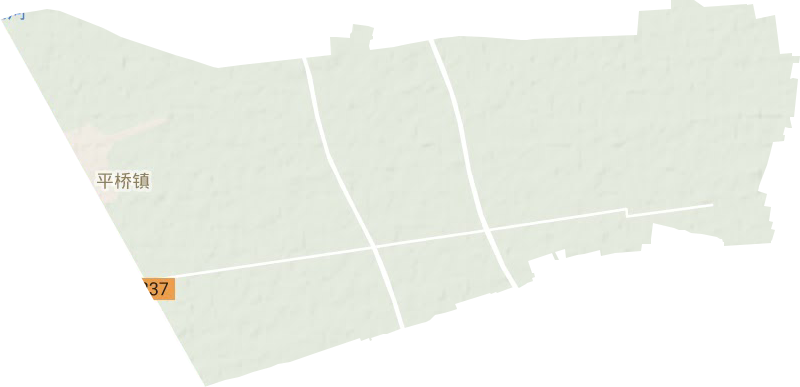 平橋鎮(zhèn)地形圖