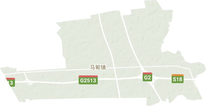 馬甸鎮(zhèn)地形圖