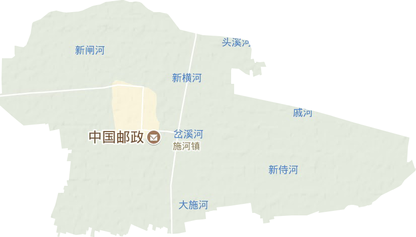 施河鎮地形圖
