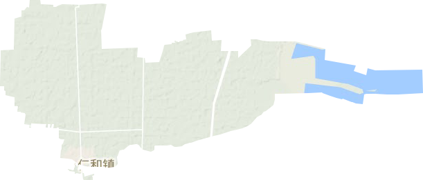 仁和鎮(zhèn)地形圖