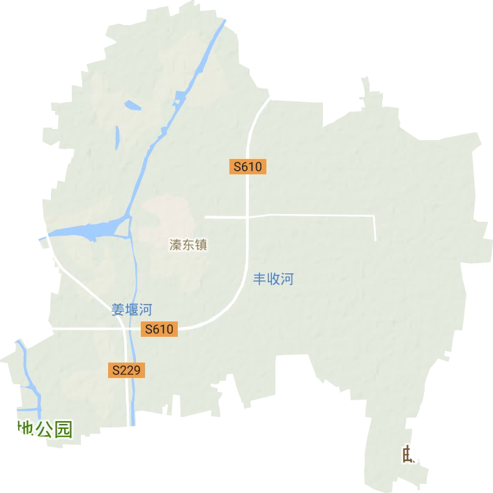 溱東鎮(zhèn)地形圖