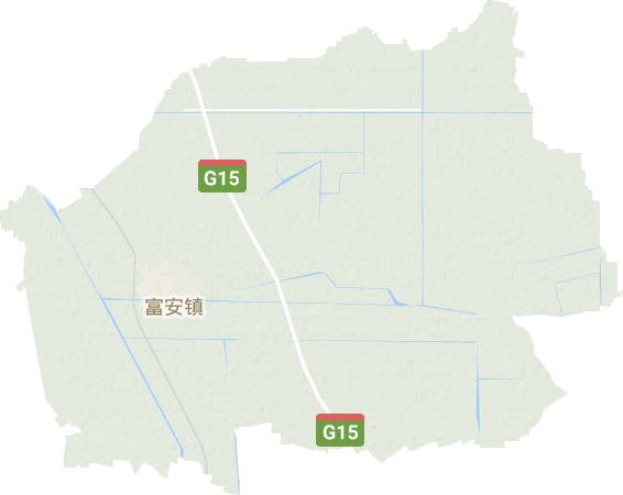 富安鎮地形圖
