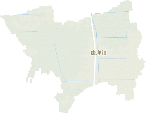 唐洋鎮地形圖