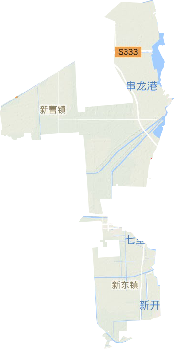 弶港鎮地形圖