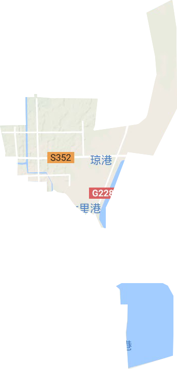 沿海經濟區地形圖