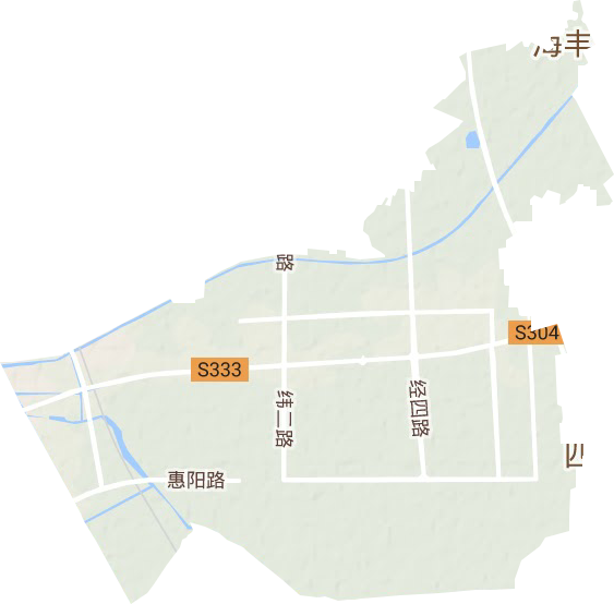 城東新區地形圖