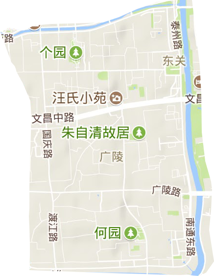 東關街道地形圖