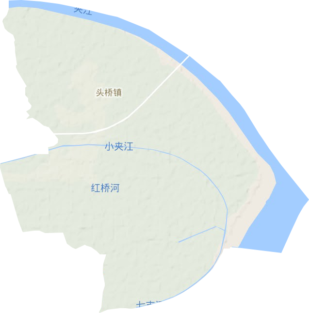 頭橋鎮地形圖