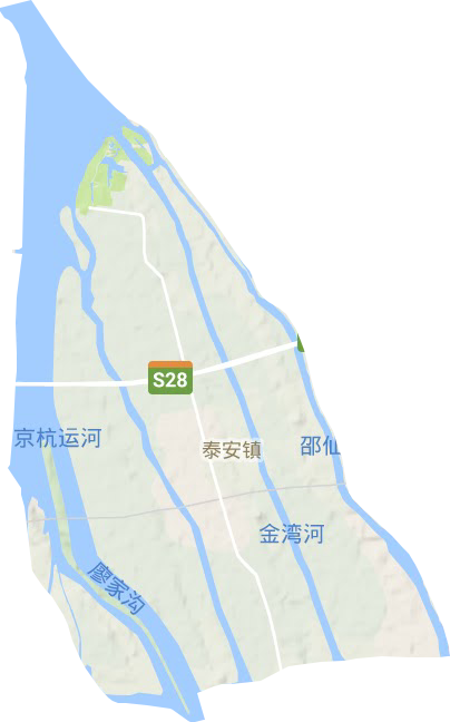 泰安鎮地形圖