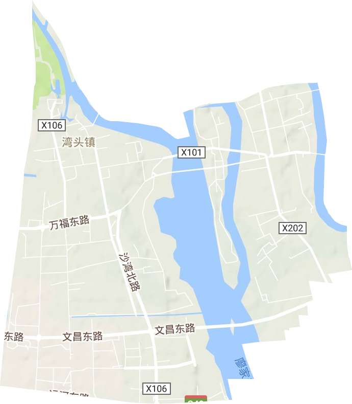 灣頭鎮地形圖