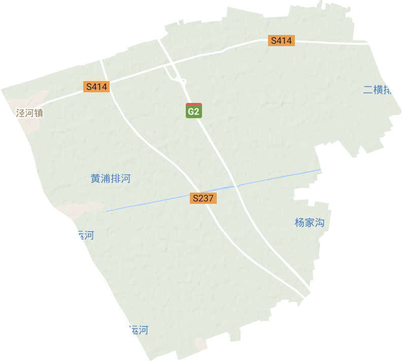 涇河鎮(zhèn)地形圖