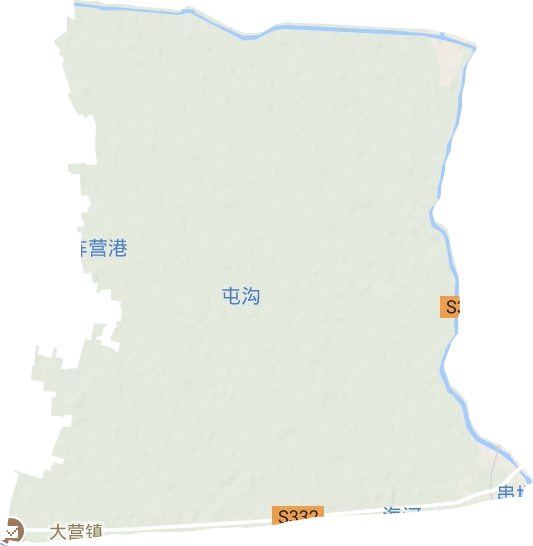 大營鎮(zhèn)地形圖